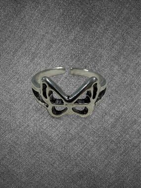 Silver Butterfly Open Band Ring - Women Accessories